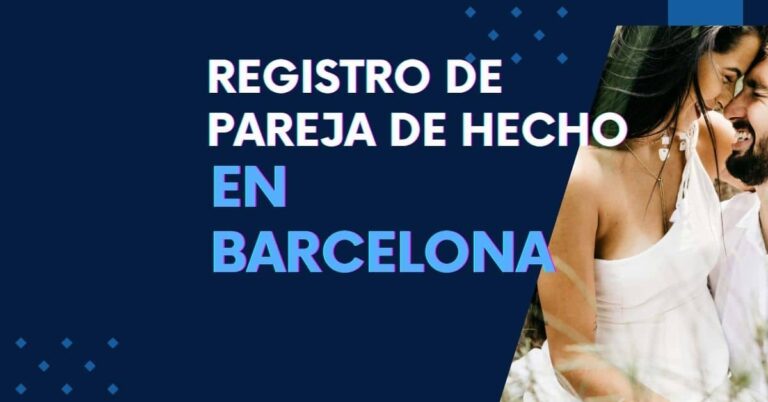 Registro de pareja de hecho Barcelona